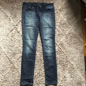 Jessica Simpson dark blue wash jeans